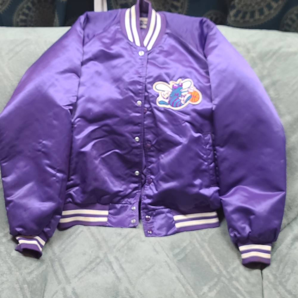 Vintage 1988 chalk line Charlotte Hornets Satin Jacket